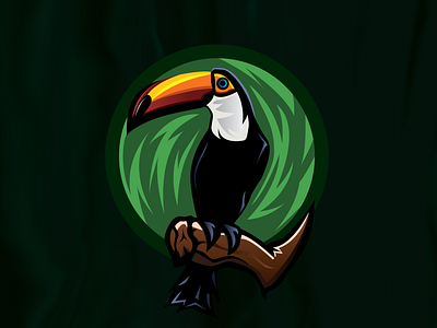 Toucan art logo toucan vector