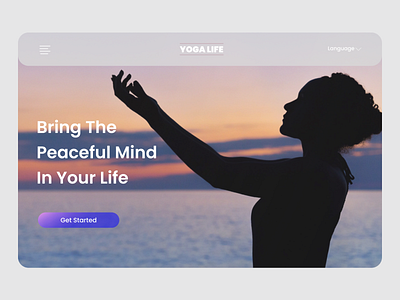 YOGALIFE ui ux webdesign yoga