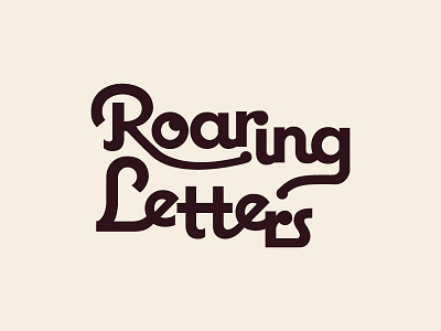 Roaring Letters Logo logo logo design logotype