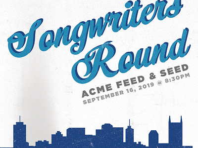 Songwriters Round Poster
