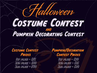 halloween email contest flyer digital illustration event flyer halloween halloween design vector