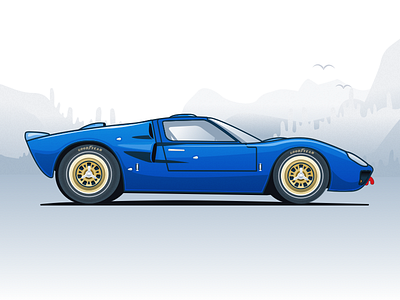 Nº1 Illustration — Ford GT40