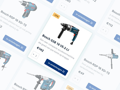 Webshop Template - Product UI Card