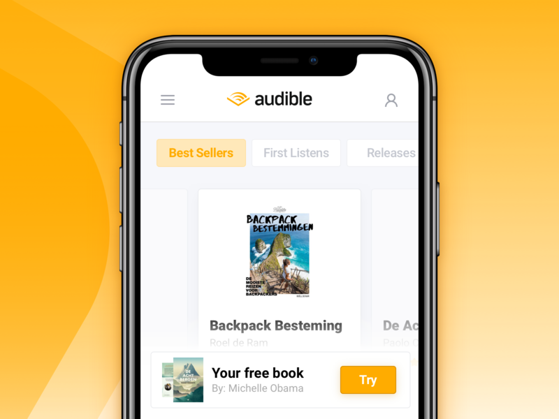 audible on iphone
