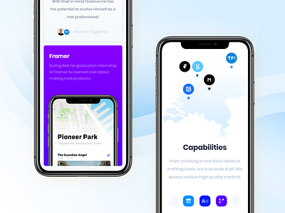 Pixeldenker — Mobile Website agency app iphone iphone x minimal mobile site studio ui ui card