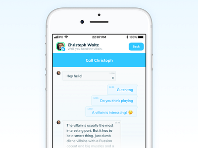 Messaging concept — Skype