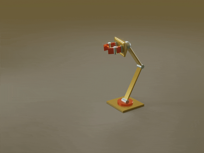 Little hunter 3d animation hand hunter illustration inserter low poly lowpoly manipulator model robot