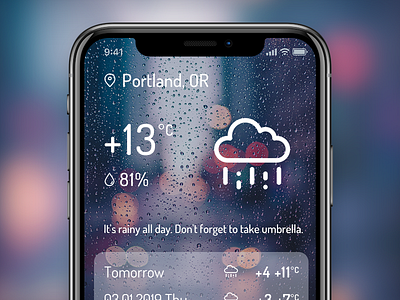 Weather App app application cloud forecast iphone iphone x mobile phone rain temperature weather weather forecast