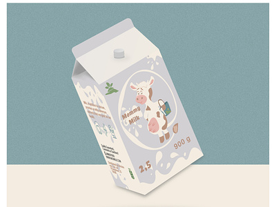 MILK COW LOGO, DESIGN DEVELOPMENT FOR DAIRY PRODUCTS, FARMERS WE