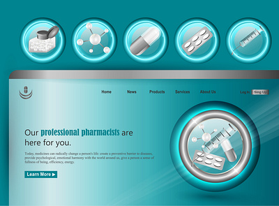 pharmaceutical website app branding design graphic design illustration logo ui ux vector