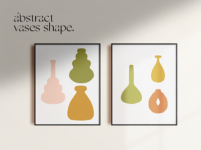 Abstract Vases Shape