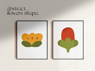 Abstract Flowers Shape abstract shape adobe illustration adobe illustrator branding creative design flowers shape graphic design hand drawn illustration logo logo shape minimalist organic shape photoshop illustration simple vector