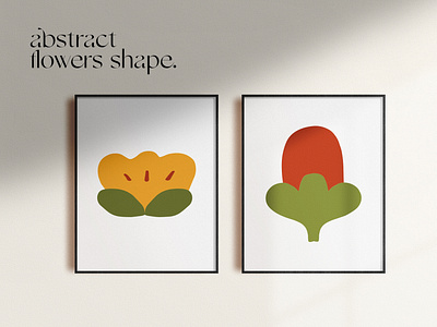 Abstract Flowers Shape abstract shape adobe illustration adobe illustrator branding creative design flowers shape graphic design hand drawn illustration logo logo shape minimalist organic shape photoshop illustration simple vector