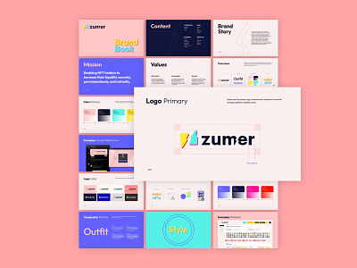 Branding, Visual Identity, & Website Design for Zumer branding branding guidelines design graphic design illustration logo visual identity web design
