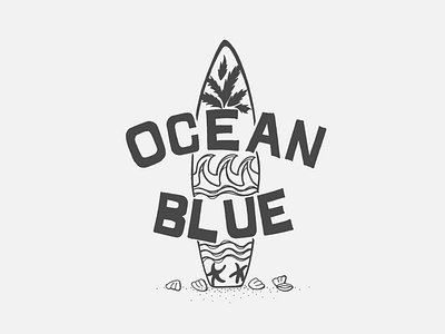 Ocean Blue adventure beach blue design ocean paul chong sea seaside surf surfboard surfing water wave