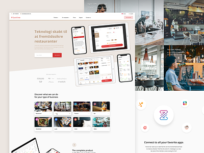 Frontpage Web Design - QuickOrder.io