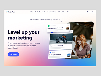 Hero Design - Landing Page