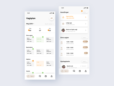 Quickmanager IOS app app design design ios ui ux