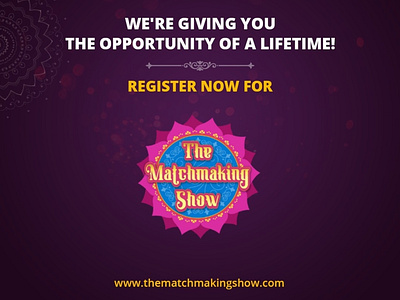 We Are Giving You A opportunity | The matchmaking Show couple marraige matchmaking matrimony tv show wedding