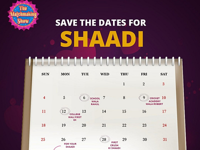 Save The Date For Your Shaadi couple marraige matchmaking matrimony tv show wedding