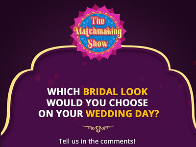 The perfect wedding look bride couple marraige matchmaking matrimony tv show wedding