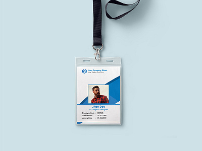 Corporate ID Card Template (Freebie)