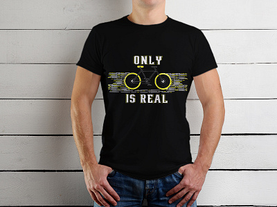 Only Cycle is real t-shirt template fashion man sports t shirt