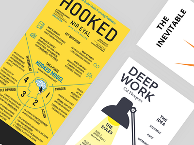 Start-up Infographics Set 💡 book cover hooked infographic