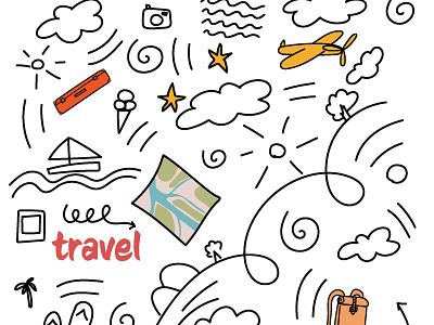 Travel Doodle icon