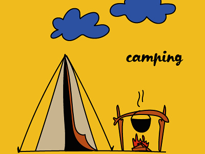 Camping vacation