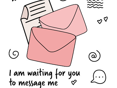 I am waiting for you to message me! file