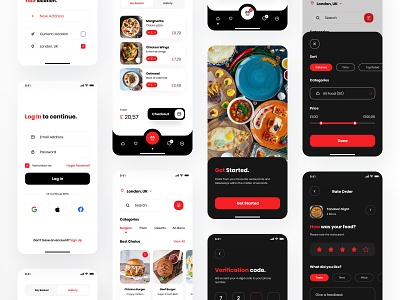 Food Delivery - App UI Kit #01