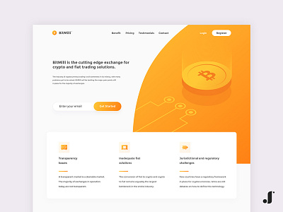 Work In Progress - Landing Page colors crypto landing page ui ux web