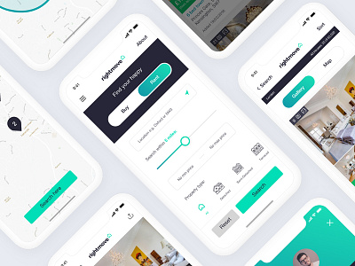 Rightmove - iOS App Redesign app house ios properties real estate rightmove ui ux