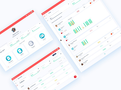 Clinical Dashboard to physicians manage patients remotely analytics app appointment desktop doctor health healthcare illustration medical metrics patient physiotherapy portal rehabilitation research results statistics ui ux web