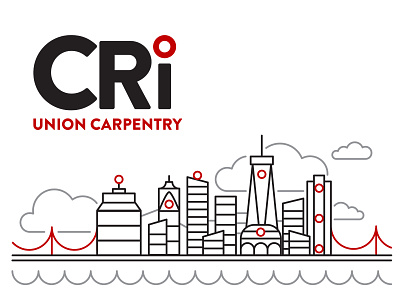 CRI brand identity branding design illustration logo minimal minimalist typography vector