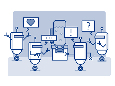 Robot Watercooler blog bold character coffee design editorial graphic design icon illustration illustrator minimal minimalist monochrome monoline sketch vector