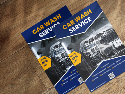 Car Wash Flyer design flyer flyer design graphic design typography