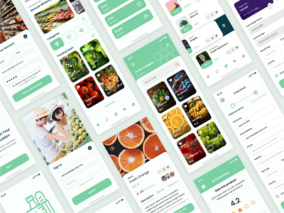 Freshie - Grocery shop app design