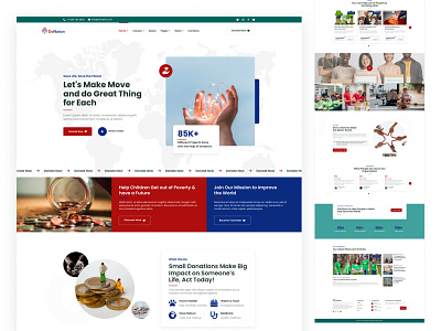 DoNation - Charity & Donation Landing Page