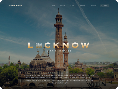 Lucknow - City of Nawabs animation branding design figma graphic design illustration logo ui ux