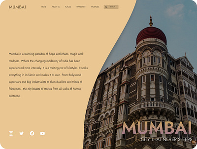 Mumbai - City that never sleeps! animation branding design figma graphic design illustration ui ux