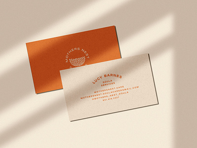 Mothers Nest. Business Cards.