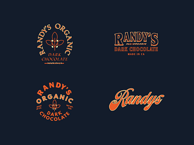 Randys angeles branding design illustration logo reillysauer type typography vector