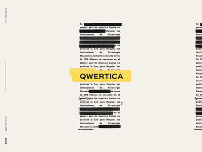 Qwertica brand identity branding design editorial editorial design keyboard logo qwerty text editor writting