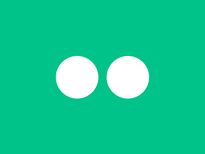 Two Circles circles design god green illustration minimal shapes two vector white