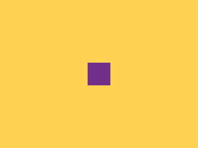 Small Square on Yellow