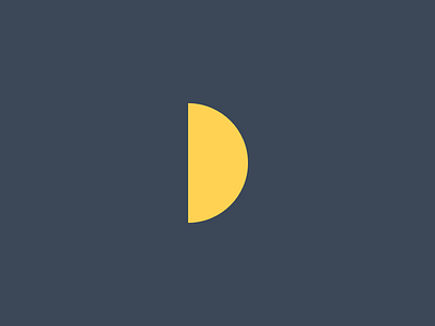 Yellow Half Circle