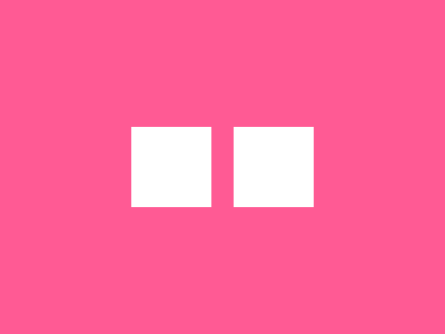 Two Dribbble Invites dribbble invitation invite minimal pink shape square two white