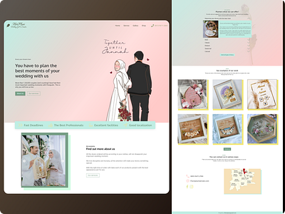 Wedding Gift- Web UI Design branding design ui design web new design web ui ui junior uiux web ui
